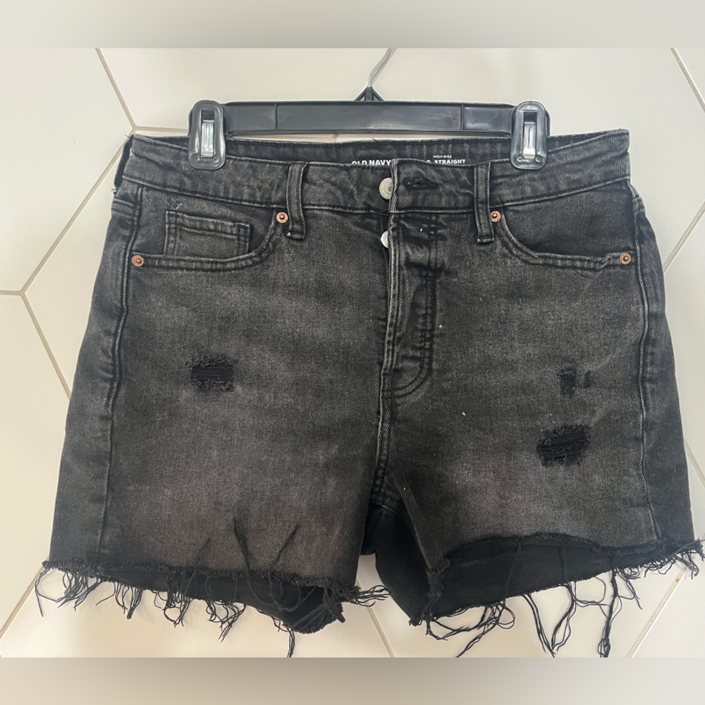 Old Navy Charcoal Denim Shorts